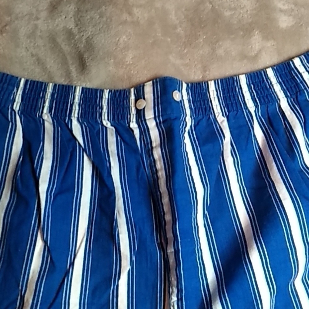Vintage blue stretchy shorts - Picture 2 of 3